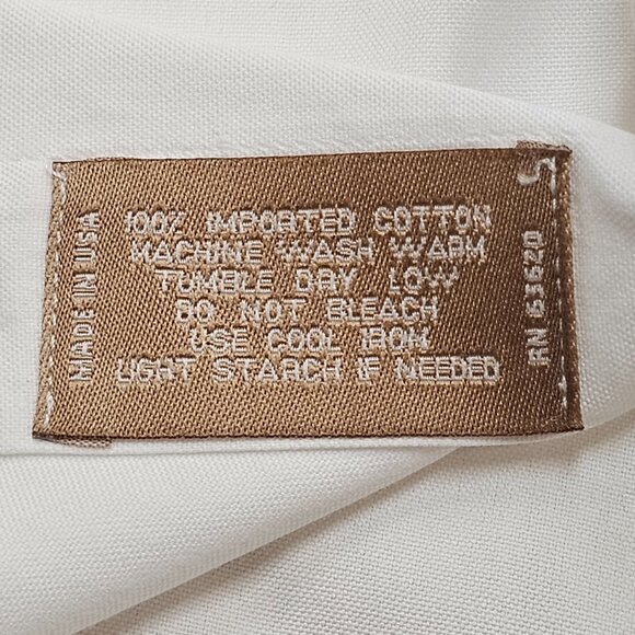 Gitman Brothers Ultra Fine Pinpoint Oxford Button Down 15.5 - Picture 7 of 7